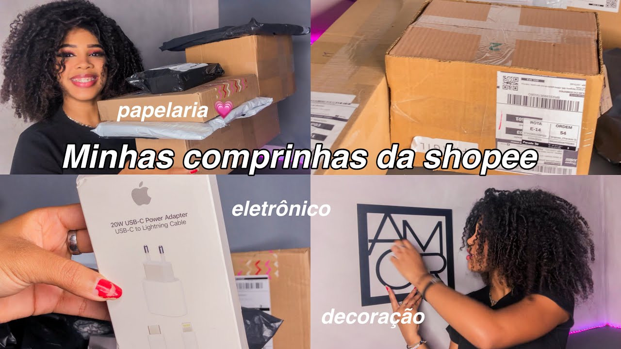 MINHAS COMPRAS DA SHOPEE 🛍️