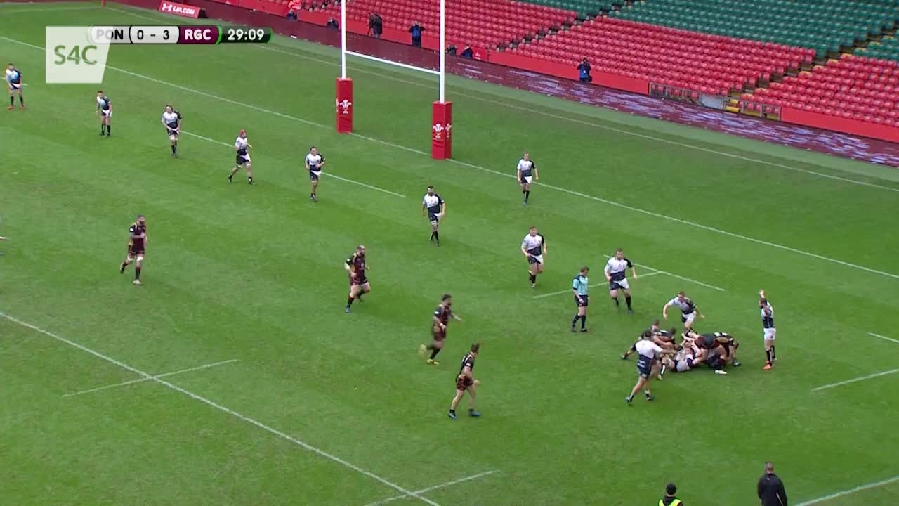 Cwpan Cenedlaethol Cymru: Pontypridd RFC 11 - 15 RGC 1404