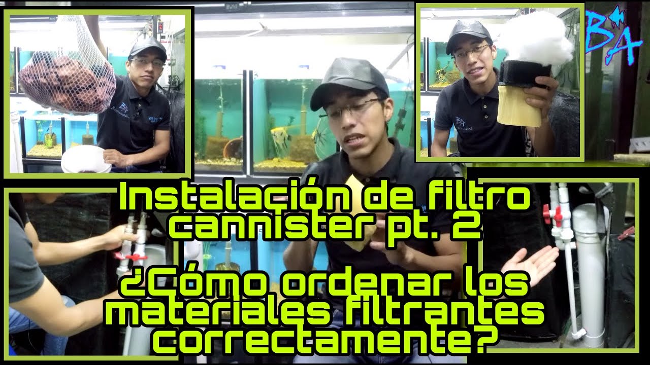 Como instalar un filtro cannister de pvc Bioacuatixz pt. 2