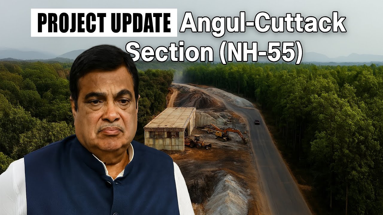 NH-55 Angul to Cuttack Road Update | Ground Report with Drone View | Odisha Highway Progress 2025