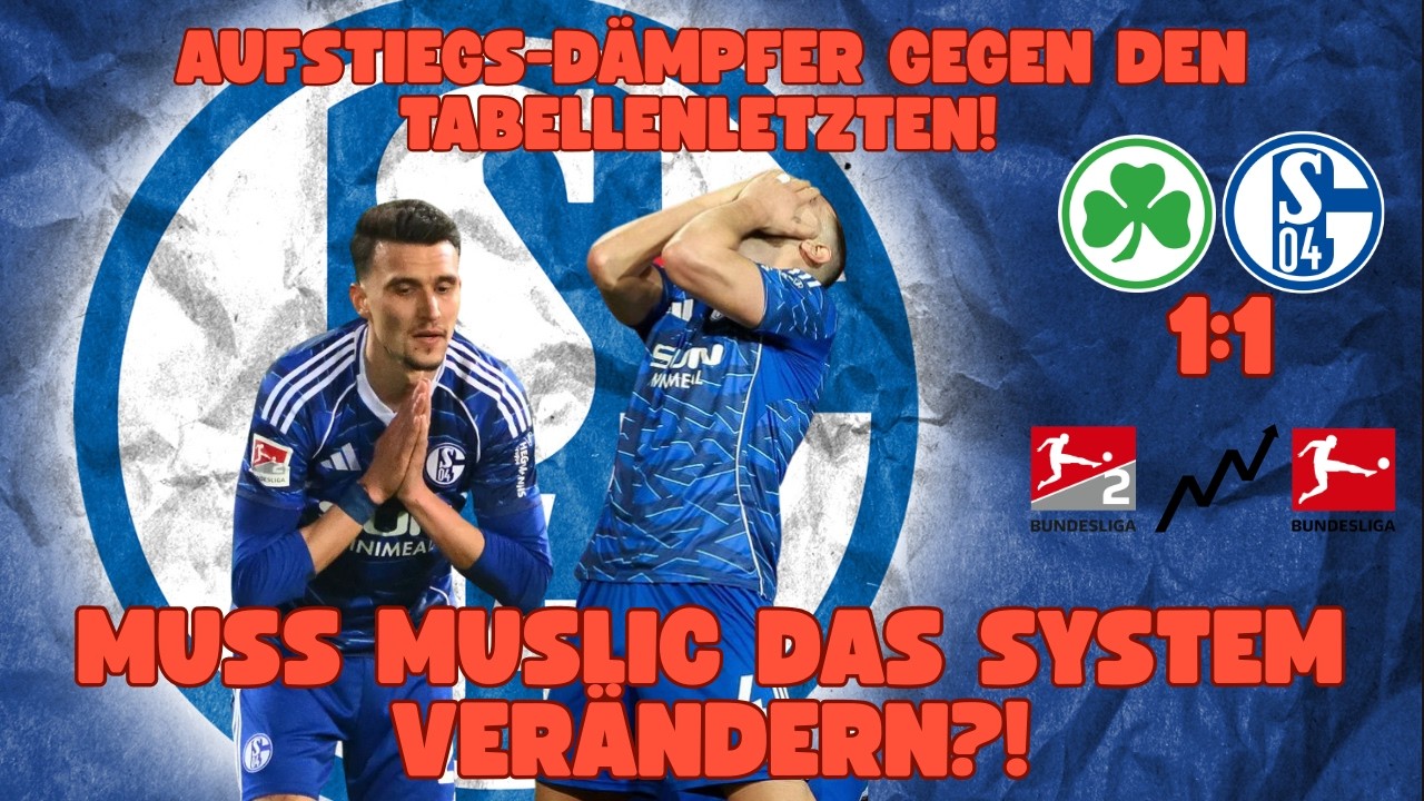 NUR 1:1 IN FÜRTH! 😱 Die große Chance verspielt: Muss Muslic das System verändern?!
