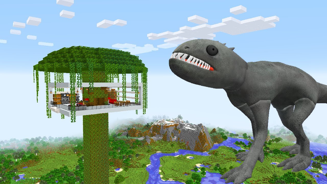 SURVIVING FROM BEHEMOTH ARRIVAL in Minecraft Part 2 - Gameplay