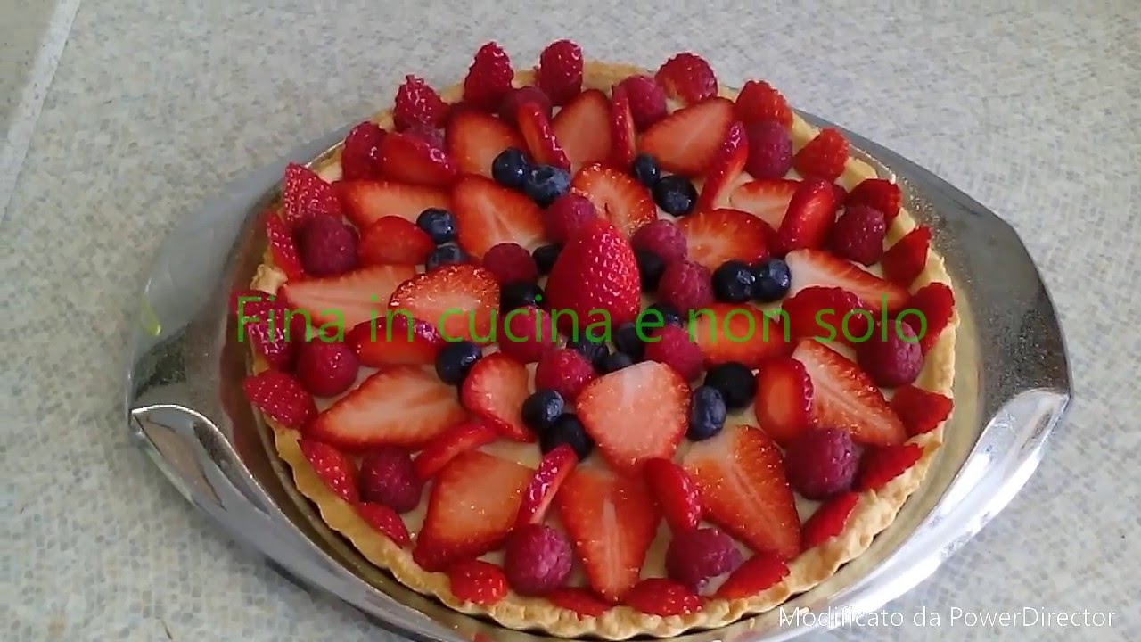 Frolla - crema pasticcera - crostata di frutta - Moulinex cuisine companion cuco