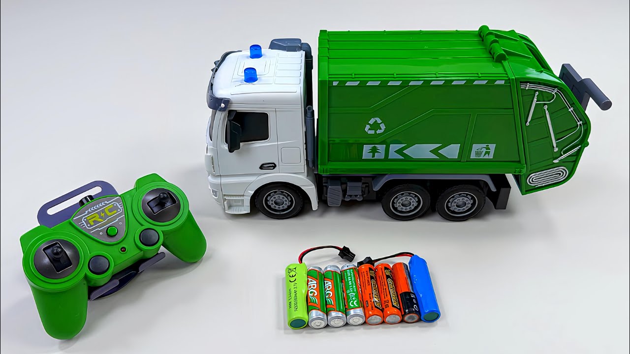 Unboxing City RC Sanitation Truck, RC Express Bus, RC Police car Car,RC High-Speed Sports Car
