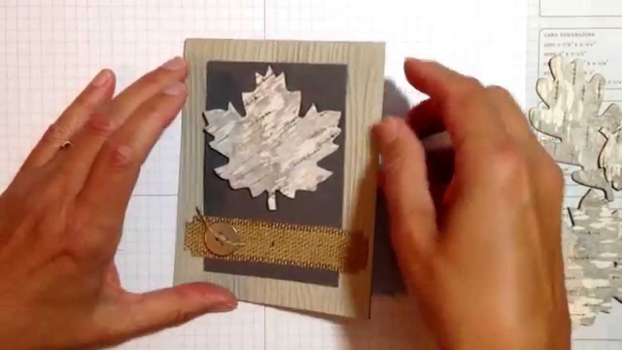 Just a Minute Stamping Tips: Birch Bark & the Big Shot!