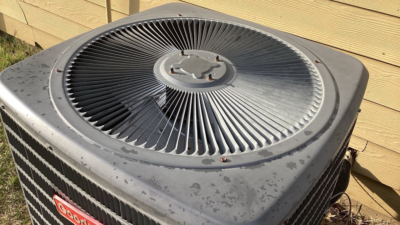 2008 Goodman heat pump and my carrier air conditioner  running 