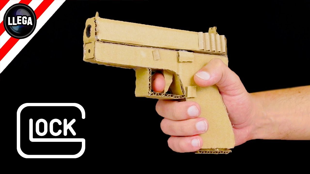 CÓMO HACER UNA PISTOLA CON CARTÓN - GLOCK 17