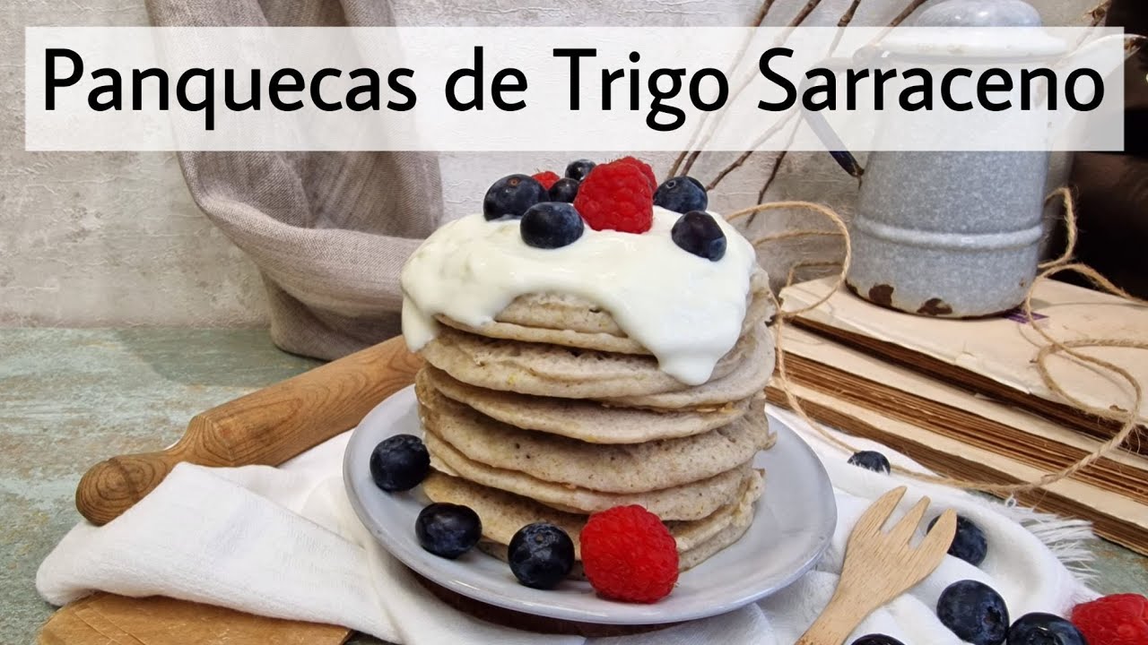 PANQUECAS DE TRIGO SARRACENO COM APENAS 3 INGREDIENTES SEM GLUTEN NA COZINHA COM AMOR | Susana Ramos