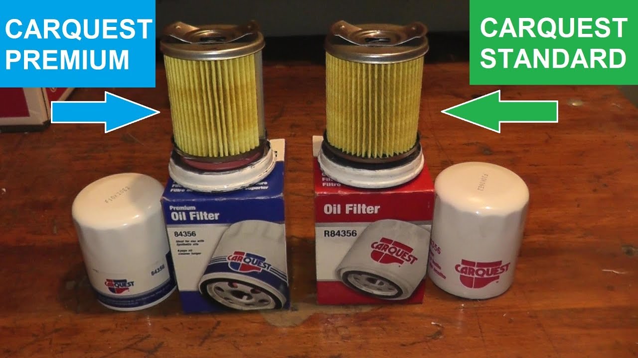 Carquest Standard Oil Filter vs Carquest Premium Oil Filter