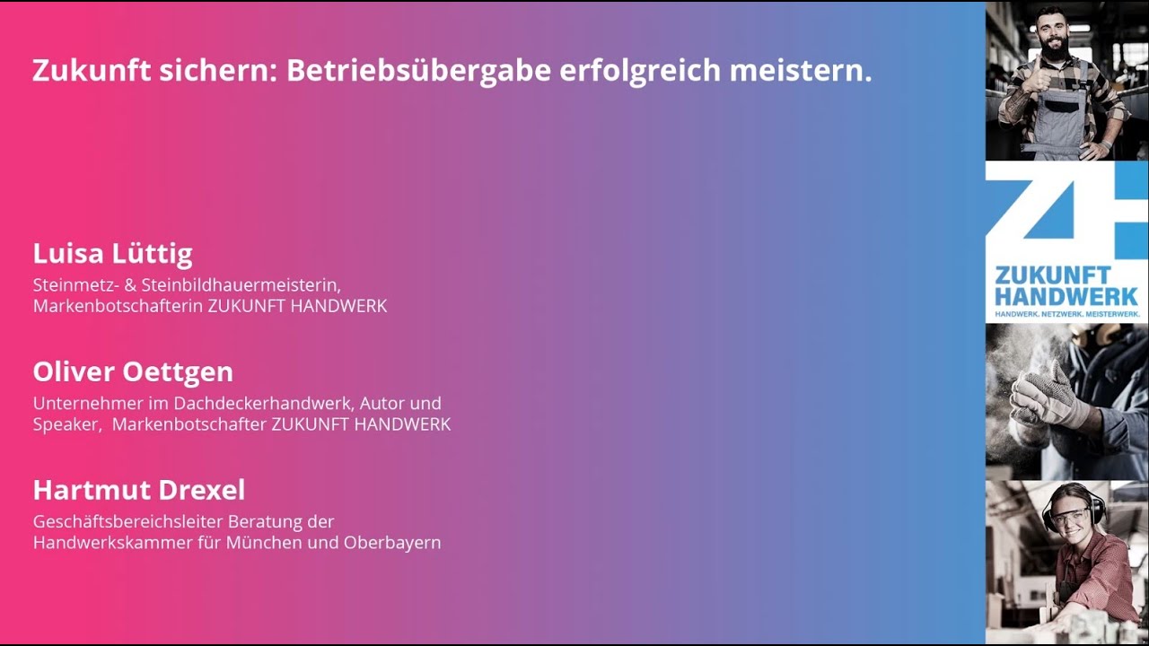 Zukunft sichern: Betriebs&uuml;bergabe erfolgreich meistern.
