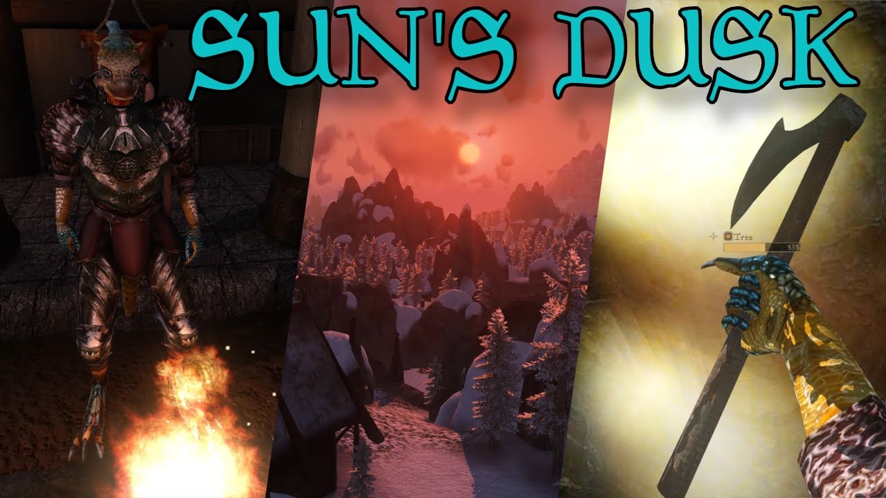 Turning Morrowind Into the Ultimate SURVIVAL Game (Sun's Dusk Mod)