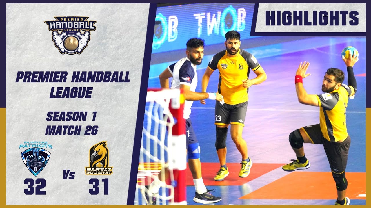 Garvit Gujarat vs Rajasthan Patriots | Highlights | Premier Handball League
