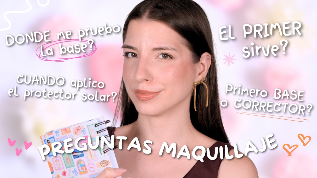 Preguntas MÁS COMUNES sobre MAQUILLAJE 💡| Dónde se prueba LA BASE? El primer SIRVE para algo?! 🤌