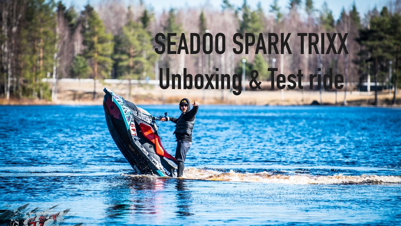 SFT VLOG// Seadoo spark trixx unboxing&test ride