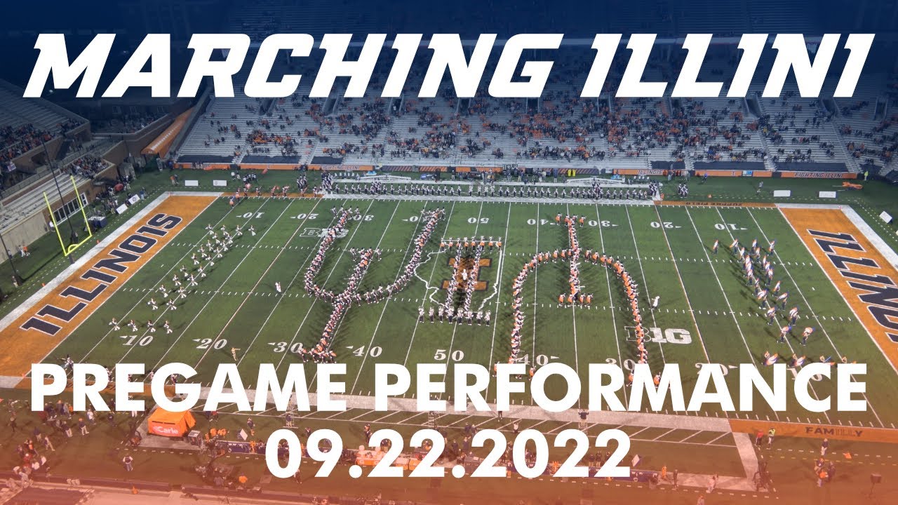 Marching Illini Pregame Show | ILLINOIS vs Chattanooga 09.22.2022