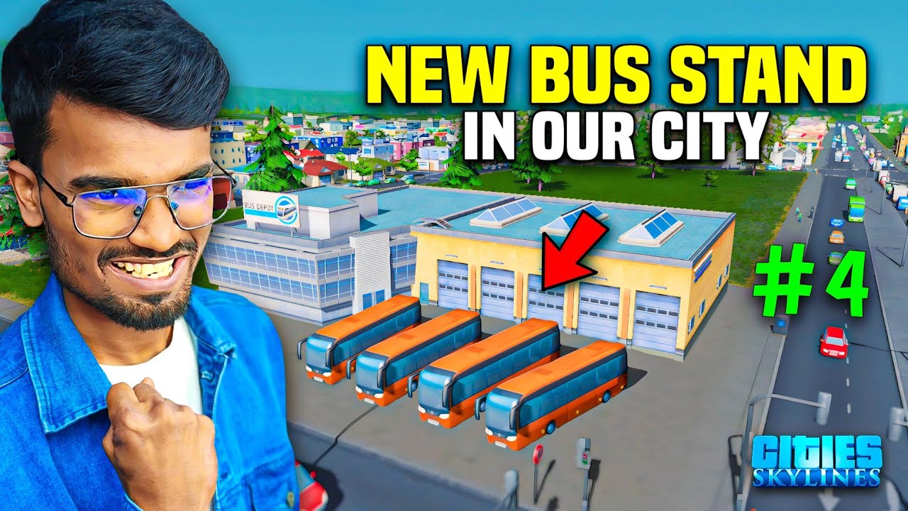 (Day-18)Build New Bus Stand Our City | CITIES SKYLINES GAMEPLAY TAMIL | EPISODE -4 | PC GAMES