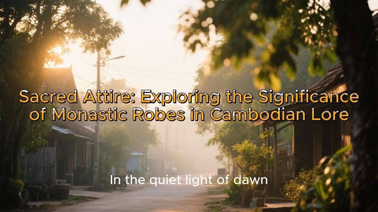 Sacred Attire: Exploring the Significance of Monastic Robes in Cambodian Lore