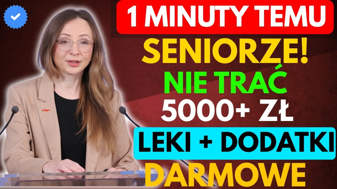 Seniorze! Nawet 5000+ zł oszczędności? Wszystkie ulgi, dodatki i prawa ZUS w 2026 roku