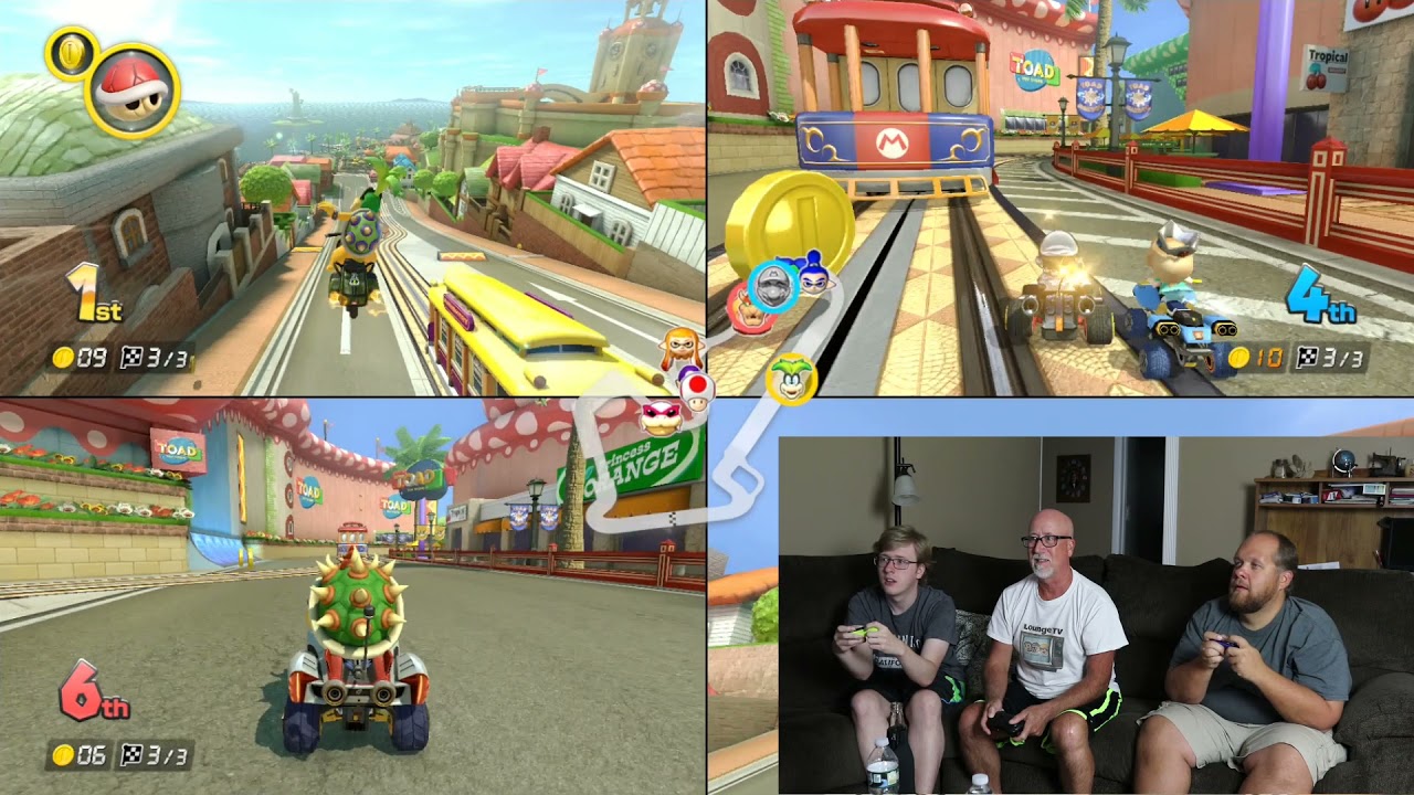 Гоночный реванш в Mario Kart 8!