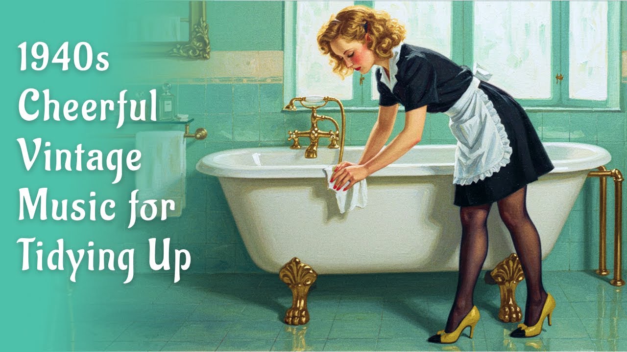 Vintage radio music for a cheerful day of tidying up and cleaning (1940s Jazz & Swing)