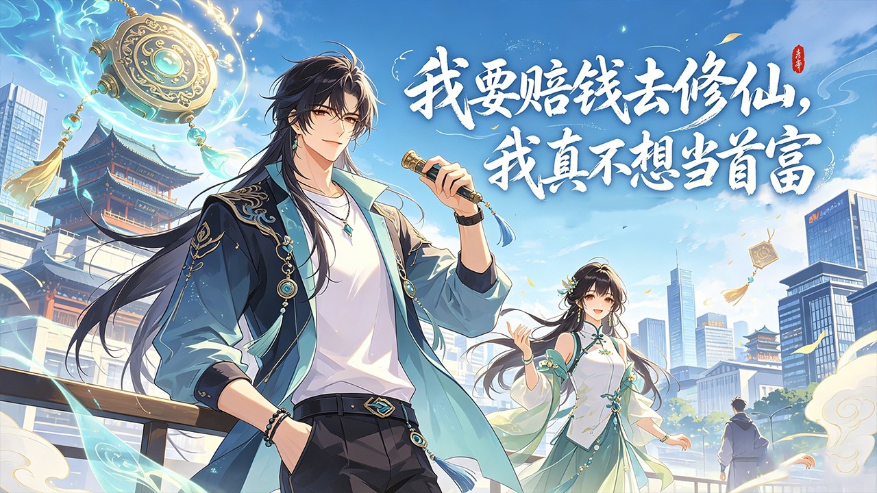 💥【新番上线】《我要赔钱去修仙，我真不想当首富》吴财一心想修仙，抽中首富系统，刻意亏钱却总赚，被迫逆袭，开启爆笑又热血的首富传奇！#战斗 #斗破动漫 #逆袭 #穿越