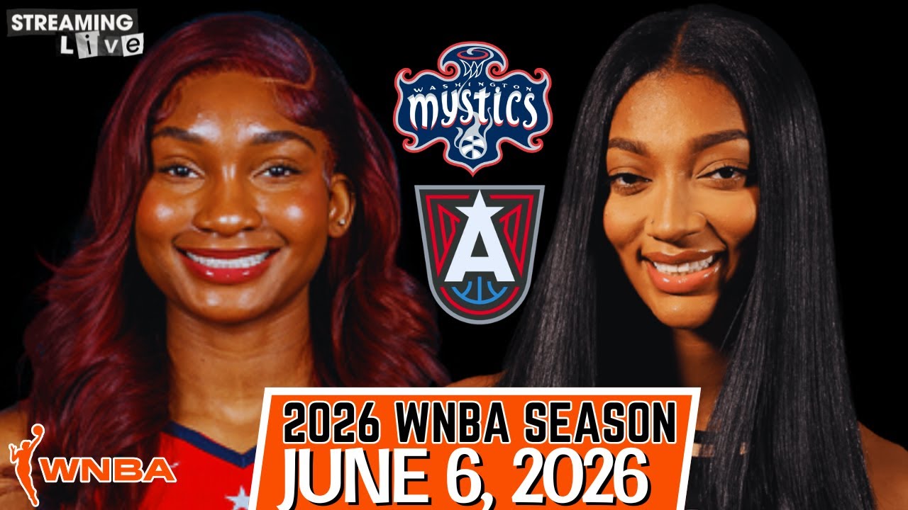 (LIVE) Angel Reese vs Kiki Iriafen | Washington Mystics vs Atlanta Dream WNBA Live Stream
