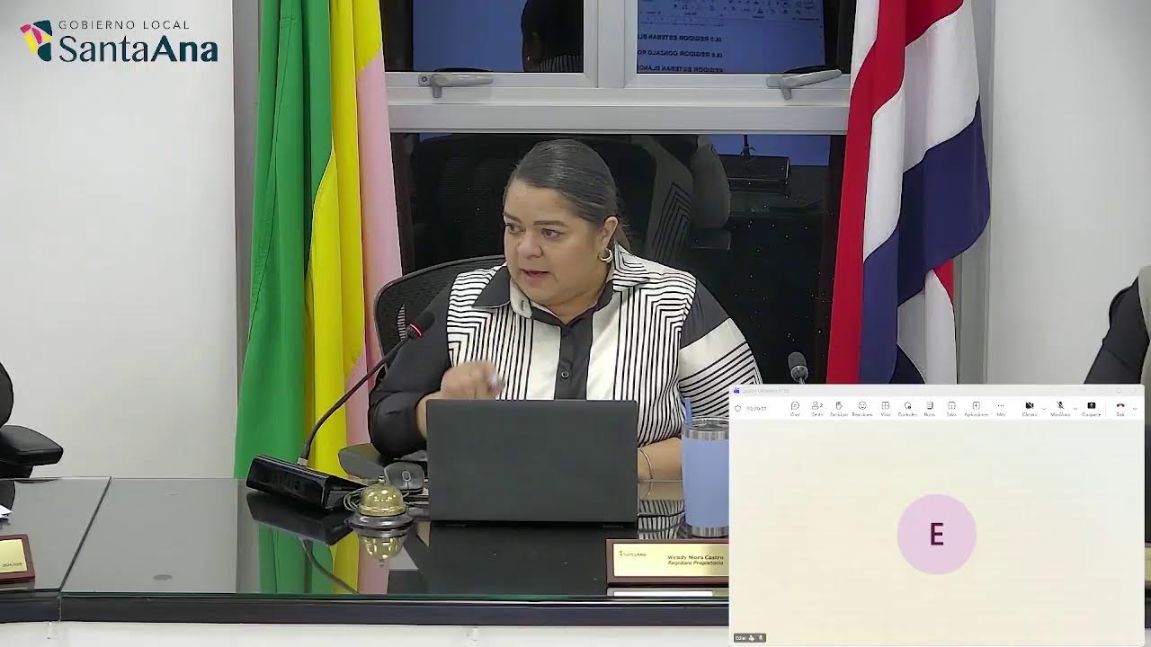 Sesión Ordinaria N°95-Concejo Municipal de Santa Ana