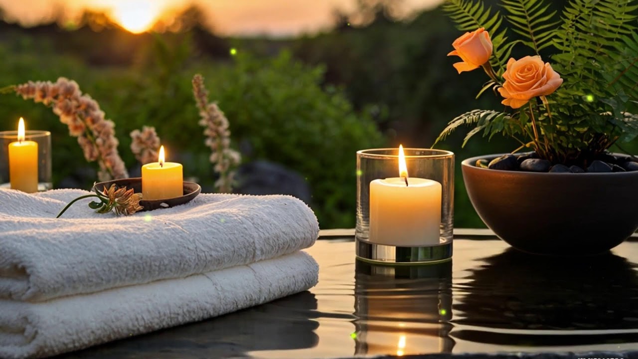 Relaxing Spa Music 🌹 Calm Your Mind Instantly, Release Stress, Insomnia Healing Piano Instrument 26