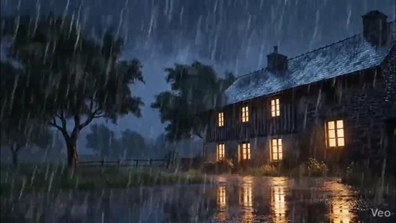 Very heavy rain accompanied by thunder and lightning. #rainthunder 