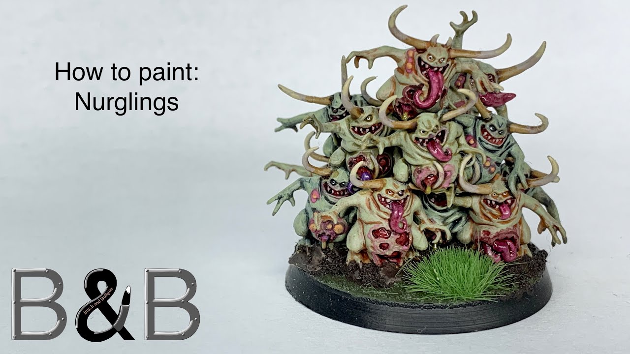 How to Paint Nurglings