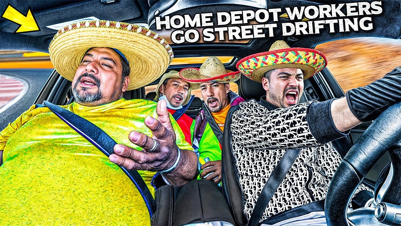 Pro Driver Takes Hard Working Strangers Street Drifting Then Blesses Them!