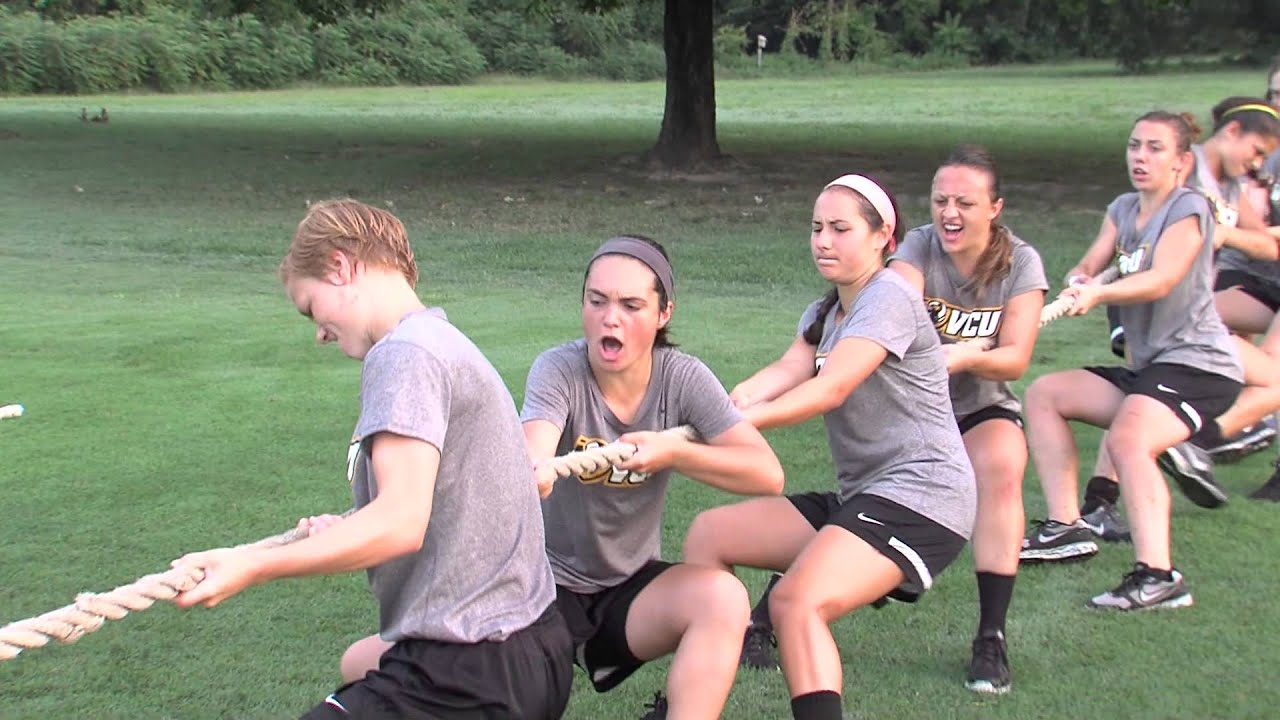 VCU Women's Soccer SEAL TEAM PT Training