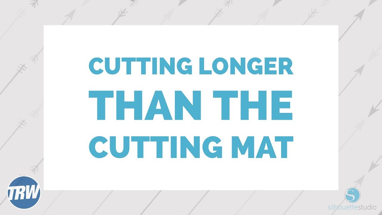 Cutting Feet of Vinyl Without a Mat in Silhouette Studio