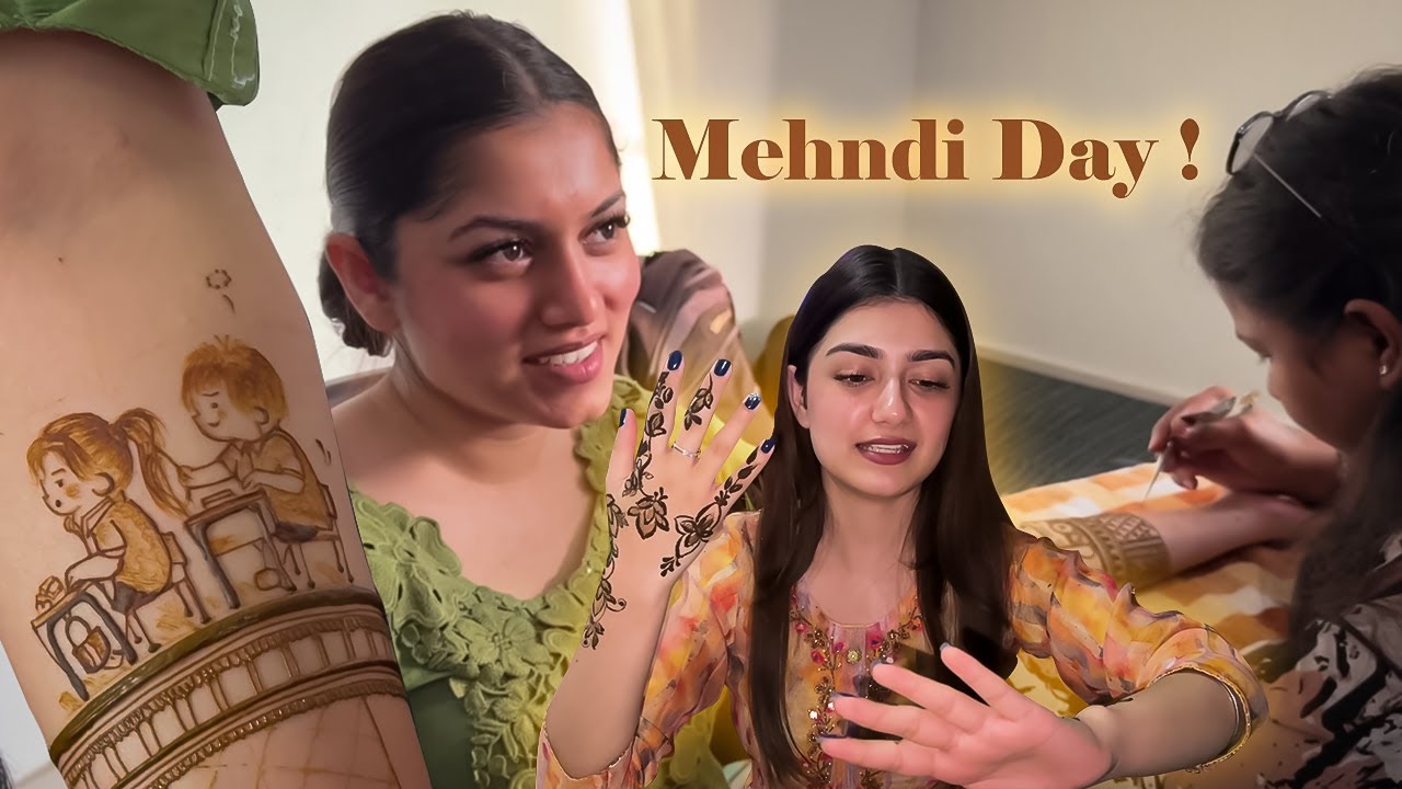 MEHNDI PE KUCH AUR HI BANA DIYA😭😂
