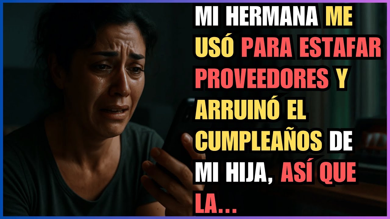 MI HERMANA ME USÓ PARA ESTAFAR PROVEEDORES Y ARRUINÓ EL CUMPLEAÑOS DE MI HIJA, ASÍ QUE LA...