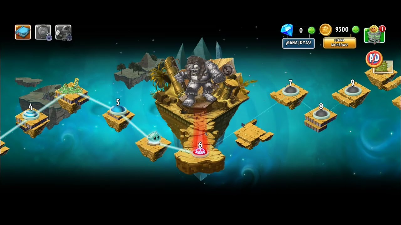 Plantas vs zombis 2 con retos casi pierdo con el reto de tincho