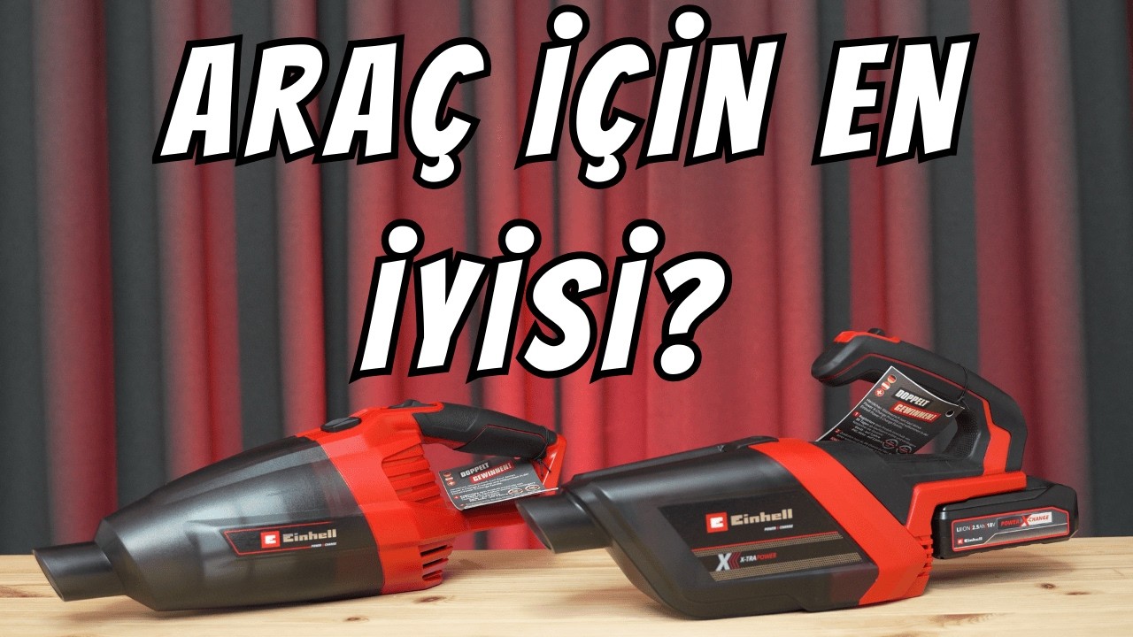 Araç Süpürgesi Testi! Hangisi Daha İyi? Einhell TE-HV 18/06 Li vs TE-VC 18 Li