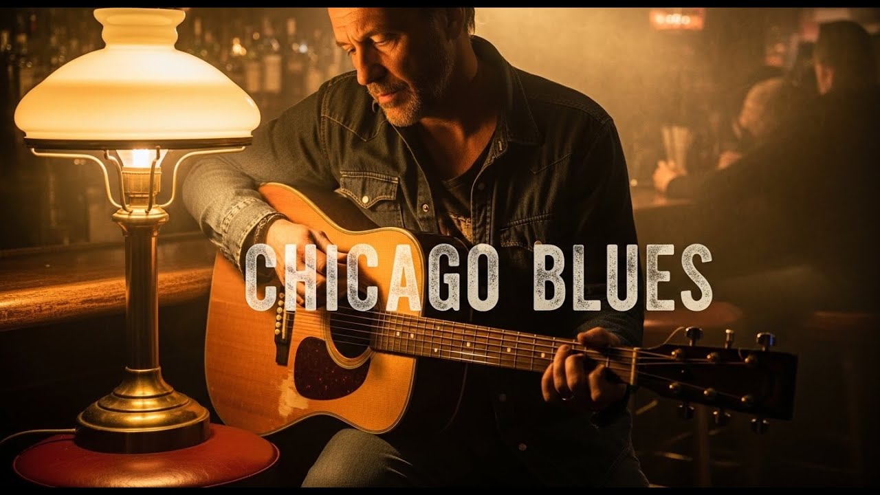 Chicago Blues Delta Electric Blues | Lonely Highway Night Drive