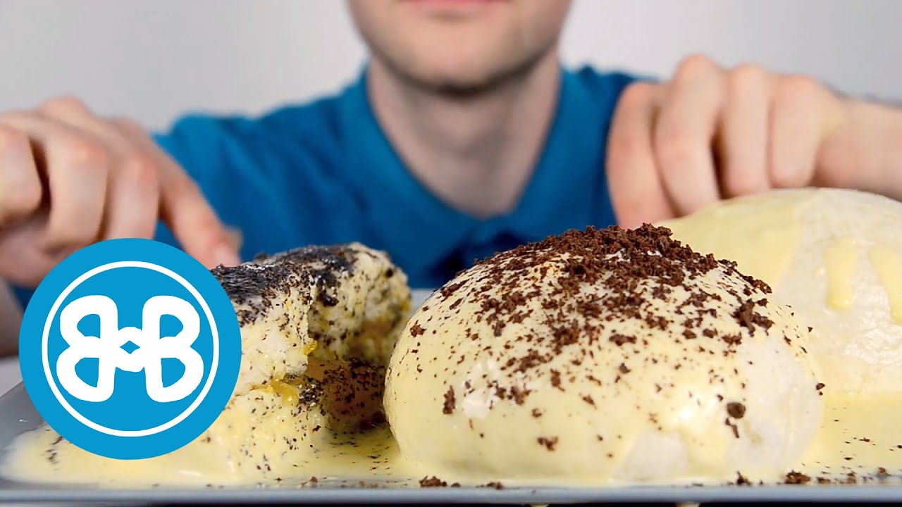 giant dumplings w/ toppings - Breznbruada - German ASMR (no talking)