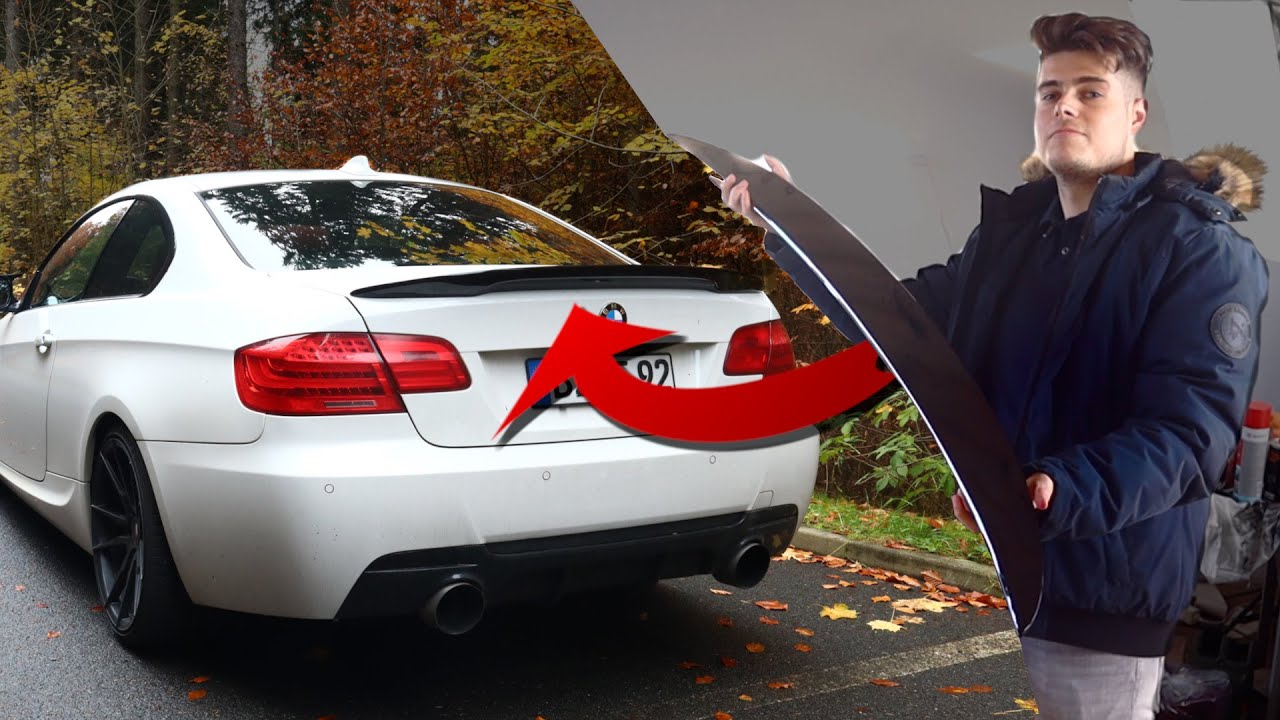 BMW E92/E93 Heckspoiler nachrüsten! (mit ABE)