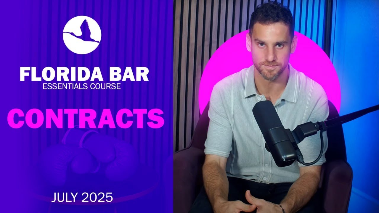 Florida Bar Exam July 2025 Contracts