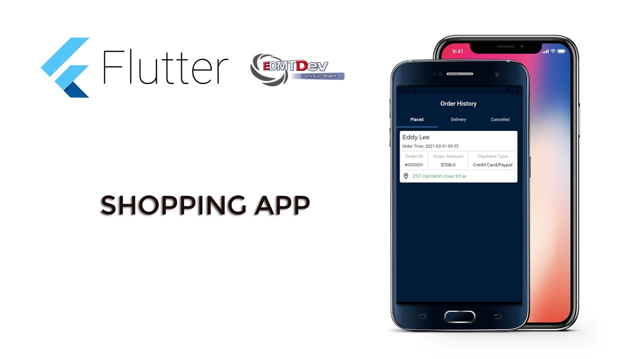 Flutter Tutorial - Shopping App #29 Order History Backend