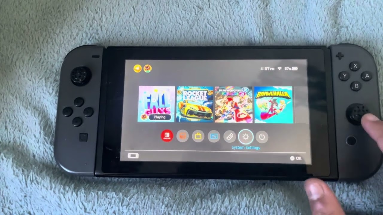 How to change screen brightness on Nintendo Switch!