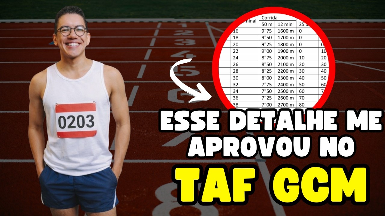Revelei a minha estratégia para o TESTE FÍSICO DA VUNESP (FOCADO NA GCM SÃO PAULO)