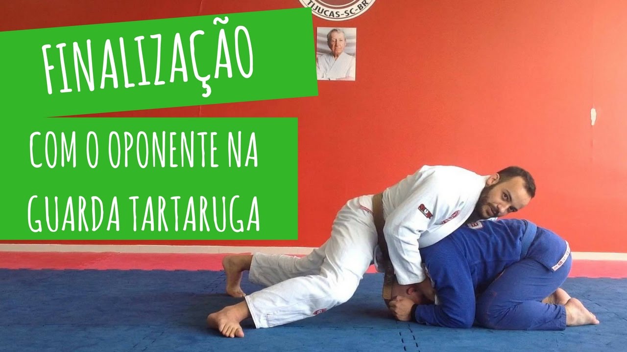 FINALIZA&Ccedil;&Atilde;O COM O OPONENTE NA GUARDA TARTARUGA - ESTRANGULAMENTO - JIU-JITSU - GRACIE BARRA