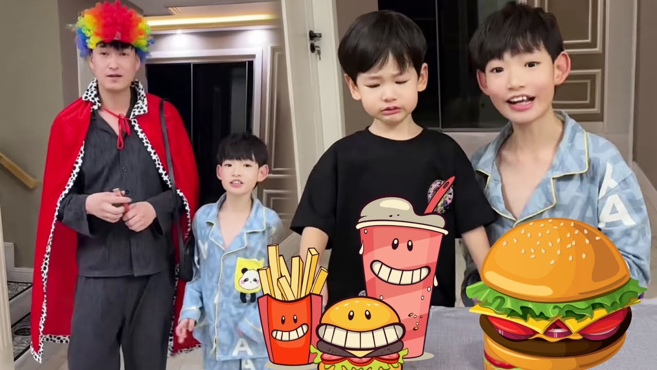 It&rsquo;s over, Xiaoyi&rsquo;s favorite Coke and hamburger were taken away by her mother!