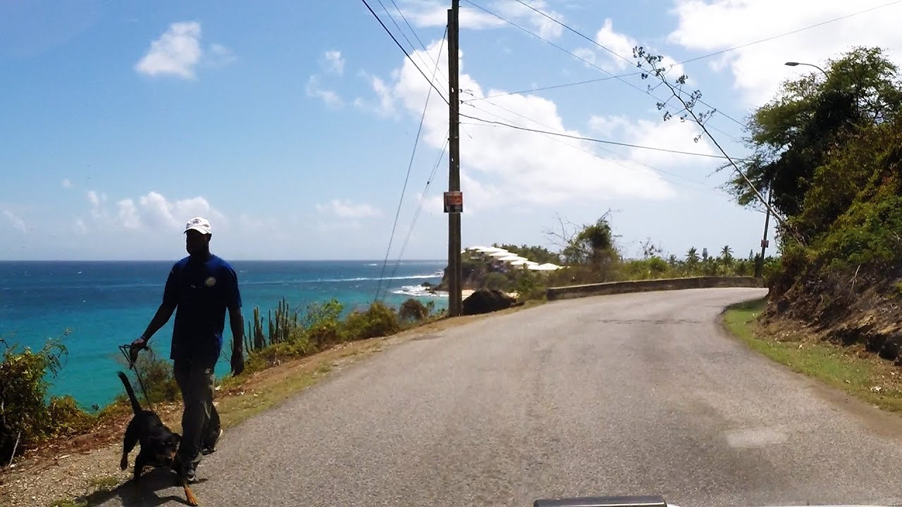 Driving in Antigua - Shirley Heights to Curtain Bluff via Fig Tree Drive