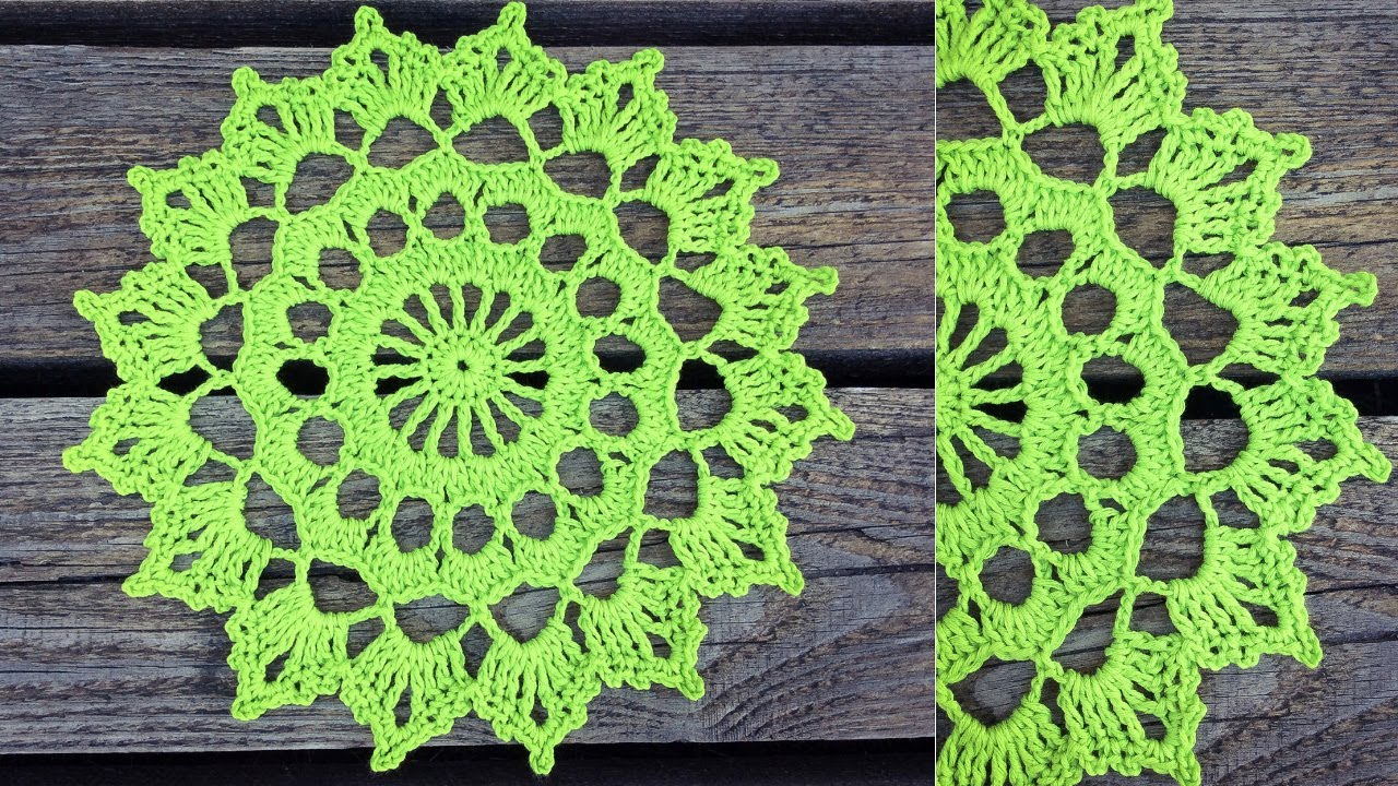 How To Crochet Easy Lace Doily