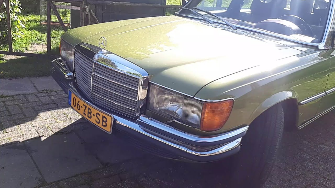 Mercedes w116 350SEL 1978 citrus grun