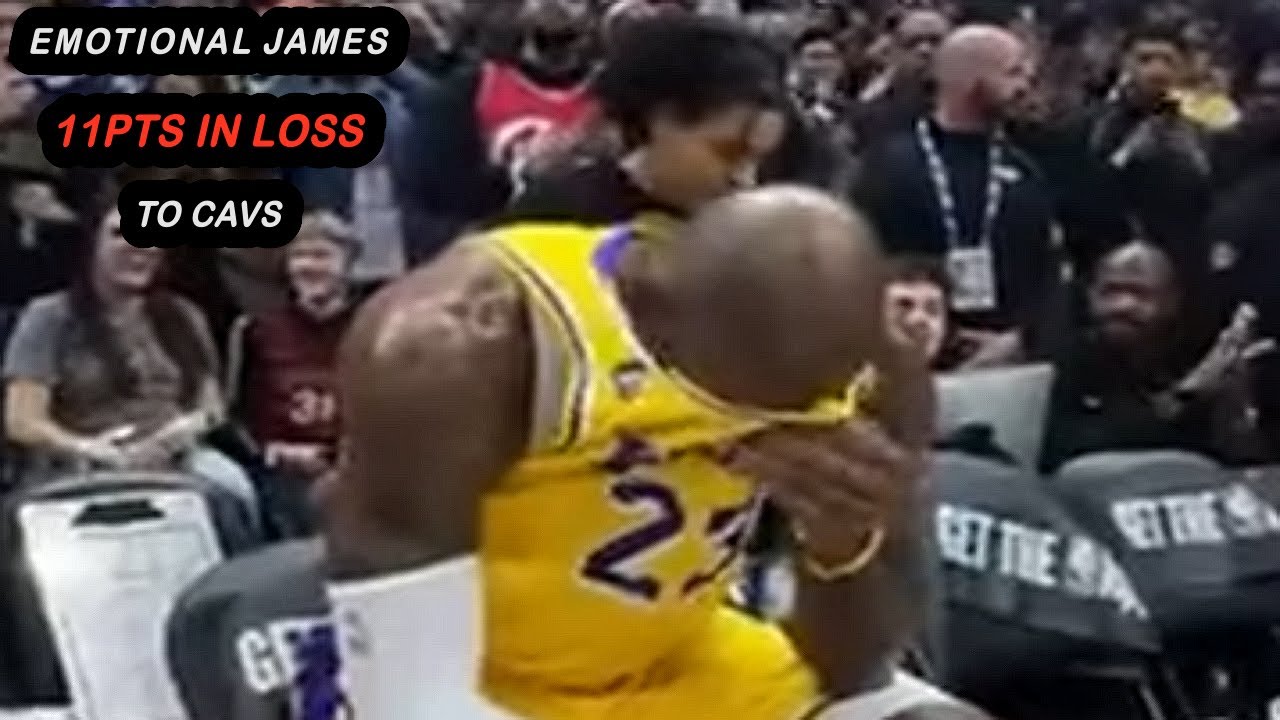 Emotional Lebron James Sucks it Up Against the Cavs with 11 Point Performance